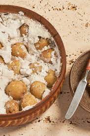 Salt Baked New Potatoes With Pink Peppercorn Butter Recipe Recipe Recipes Food Baking