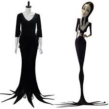 Poster print morticia addams family poster tattoo flash. Morticia Addams Costume Dress The Addams Cosplay Family Costume Outfit Dress Suit Uniform Anime Costumes Aliexpress