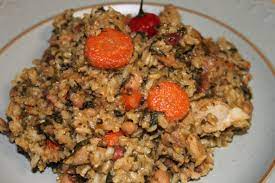 Add the kidney beans (including the liquid) & the coconut milk to a large saucepan with the onion, garlic, thyme & salt. Healthy Guyanese Cook Up Rice Guyanese Recipes Guyanese Cook Up Rice Recipe Cooking