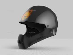 15 Great Helmet Mockup Psd Templates Mockuptree Full Face Helmets Helmet Open Face Helmets