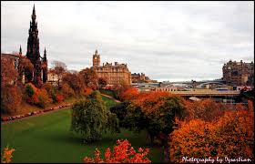 Edinburgh In Autumn Colours Edinburgh Edinburgh City City