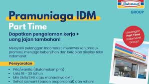 Thu jun 03, 2021 in loker. Lowongan Kerja Pramuniaga Part Time Indomaret Untuk Sma K Atau Mahasiswa Aktif Loker Swasta