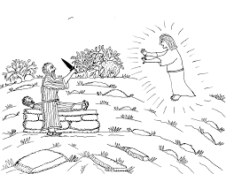Abraham's son isaac coloring page. Robin S Great Coloring Pages Abraham And Issac And Truman G Madsen