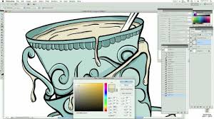 Vector drawing software provides tools to create freehand drawings, lines, curves, calligraphy, bitmap images and saved to vector format files. Tea Illustration Vector Speed Art Wacom Tablet Tutorial Cs5 Youtube