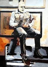 Pencil and ferrous hydroxide on paperpic.twitter.com/ffyzrq26vu. Wie Man Dem Toten Hasen Die Bilder Erklart Joseph Beuys Painting By Thibaud Grand Saatchi Art