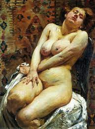 Kunstreproduktionen | Oma weiblich Nackt , 1911 von Lovis Corinth (Franz  Heinrich Louis) (1858-1925, Netherlands) |
