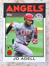 April 8, 1999 in shelby, nc us draft: Jo Adell 2021 Topps Los Angeles Angels Baseball 35th Anniversary 1986 Style Rookie Card Kbk Sports