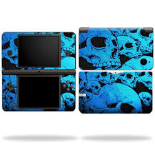 Nintendo dsi xl housing shell case, mpn: Skin Decal Wrap Cover For Nintendo Dsi Xl Sticker Blue Skulls By Mightyskins Shop Online For Games In Fiji
