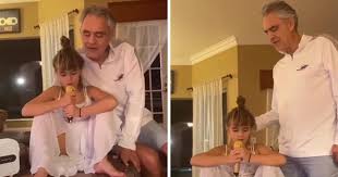 We are proud to present the fourth single 'hallelujah', which represents the messages of unity and hope that run through the core of andrea bocelli's brand n. Andrea Bocelli Singt Das Susseste Duett Mit Seiner Tochter Virginia