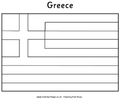 Coloring Flag Greece Greece Business For Kids Keeping Kids Busy