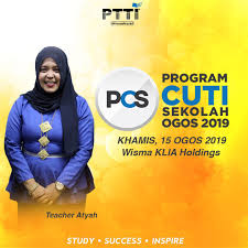 Cuti sekolah adalah salah satu perkara penting dalam perancangan keluarga dan sekolah. Ptti Program Cuti Sekolah Ogos 2019 Day 3 Facebook