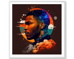 Frank Ocean, Printable Wall Art, Frank Ocean Poster, Frank Ocean Gifts, Pop  Art, Epic Art, Digital Art, Home Decor, Original Art, Celebs