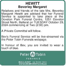 HEWITT, Beverley Margaret