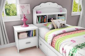 When investing in kids bedroom furniture sets if you are having trouble picking a color, you can't go wrong with a kids white bedroom set. Girls White Bed New Bedroom Set Kids Beds With Storage Full Size Atmosphere Ideas Slay Spindle Custom Wood Girl Crib Desk Rainbo Apppie Org