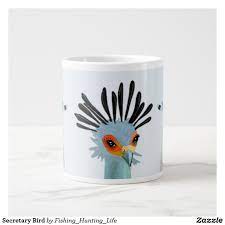 Secretary Bird Giant Coffee Mug Zazzle Com Mugs Coffee Mugs Bird