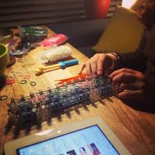 Ich hab offenbar leider eine billige kopie gekauft, aber wenn ich such mal bei youtube, da gibt es viele anleitungen wie es funktioniert auch ohne loom.geeignete hilfsmittel sind z.b.eine gabel oder 2 stifte. Rainbow Loom Wikipedia