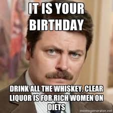 Stock up on brands they'll love,. Oh Ron Swanson Happy 30th Birthday Meme Happy Birthday Ron Birthday Memes For Men