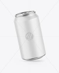 Download Metallic Drink Can W Matte Finish Mockup In Can Mockups On Yellow Images Object Mockups PSD Mockup Templates