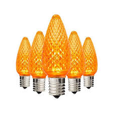 Holiday Lighting Outlet Faceted C9 Christmas Lights Orange Led Light Directnine Europe