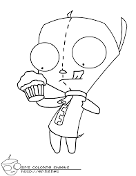 The last airbender, on netflix now! Zim Coloring Pages Coloring Home