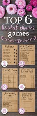 Top 6 Bridal Shower Games Fun Rustic Funny Bridal Shower Games Perfect For A Wedding Sh Wedding Shower Games Fun Bridal Shower Games Wedding Bridal Shower