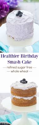 Healthier Smash Cake Recipe {Hannah's Purple Polka Dot 1st Birthday Party} 