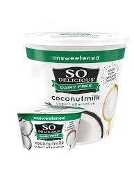 In terms of taste, i was taken aback by the tartness, but not in a bad way. Unsweetened Plain Coconutmilk Yogurt So Delicious Dairy Free