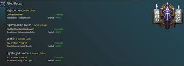 Criteria (all required) » insurrection (earn the achievement:|ninsurrection) » the nightfallen (reach exalted with:|nthe nightfallen) . Wowhead On Twitter We Ve Updated Our Legion Attunement Tracker With The Allied Race Unlock Requirements Https T Co Hfgimsfcfr