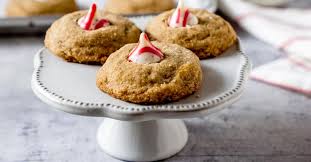 They are soft and chewy with a great ginger flavor. Candy Cane Hershey Kiss Cookies The Best Holiday Cookies Jz Eats