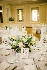 Classic Low Centerpiece Green And White Flowers Colorado Wedding Reception By La Rue Low Centerpieces Floral Arrangements Wedding Colorado Wedding Reception
