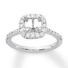 See the brilliance and sparkle of our big diamond rings for yourself in our buffalo jewelry store, serving western new york for more than 60 years. Diamond Ring Setting 1 2 Carat Tw Round Cut 14k White Gold Jared