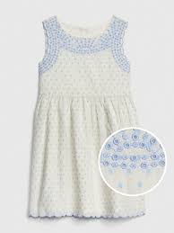 Eyelet Scalloped Dress Gap Girl Outfits Scalloped Dress Clothes