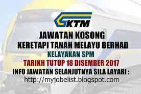 10,000+ pengguna mendownload kerja kosong swasta 2017 versi terbaru di 9apps secara gratis! Jawatan Kosong Di Keretapi Tanah Melayu Berhad Ktmb 18 Disember 2017