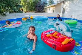 Buy products such as inflatable ring toss pool game toys floating swimming pool ring with 4 pcs rings for multiplayer water pool game kid family pool toys & water fun beach floats outdoor play game party at walmart and. 7 Best Pool Toys For Endless Fun In The Water This Summer