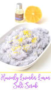 Heavenly Lavender Lemon Salt Scrub + Giveaway 