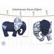 Ebook Kissen Elefant Schnittmuster Im A4 Format Zum