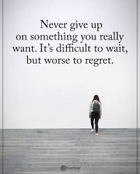 Never Give Up On Something You Really Want Up Quotes Words Life Quotes
