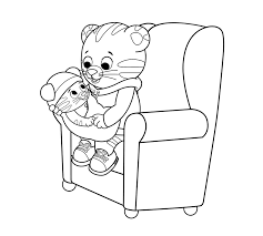 Here are fun free printable tiger coloring pages for children. Art Daniel Tiger Pbs Kids