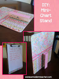 Classroom Diy Diy Mini Chart Stand
