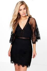 Plus Boutique Crochet Wide Sleeve Dress Boohoo Long Sleeve Skater Dress Long Sleeve Mini Dress Bodycon Dress Parties