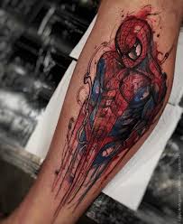 Insane Spiderman Tattoo By The Brilliant Rodferod This Guy Has Style For Days Shared By Shatter The Spiderman Tattoo Unique Tattoos For Men Unique Tattoos