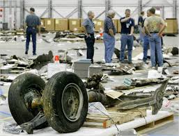 The recovery operation was able to pull 15 short tons (14 t) of debris from the ocean; Report On Columbia Details How Astronauts Died The New York Times