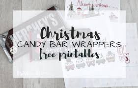 Wrap the bar wrapper around. Free Printable Candy Bar Wrappers Simple Sweet Christmas Gift