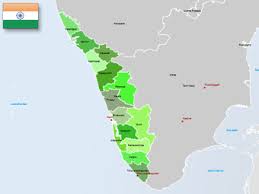 66 development of an atlas of cancer in india e highlighting the districts where the maar was above 36.2 /100,000. Kerala District Map Powerpoint Presentation Editable