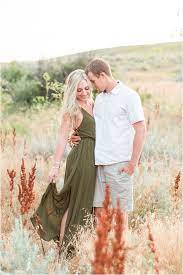 Wyoming Anniversary Photos Mountain Sage Brush Casper Wy Pink Skirt Anniversary Photos Wyoming Mountains Engagement Style