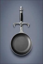 Pin By Nerdin On Nerdy Home Stuff Sword Frying Pan Geek Stuff