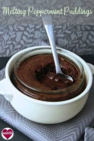 Melting Chocolate Puddings With Peppermint Perfect Dessert For Two By Maisoncupcake Com Dessert For Two Mint Desserts Dessert For Dinner
