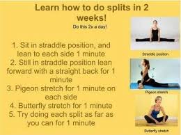 Learn How To Do The Splits In 2 Weeks Do Twice Daily How To Do Splits Daily Exercise Routines Splits