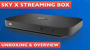 Sky X Streaming Box Unboxing Overview Youtube