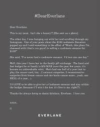 Buy an everlane gift card. Everlane Our First Holiday Deareverlane Dear G Facebook